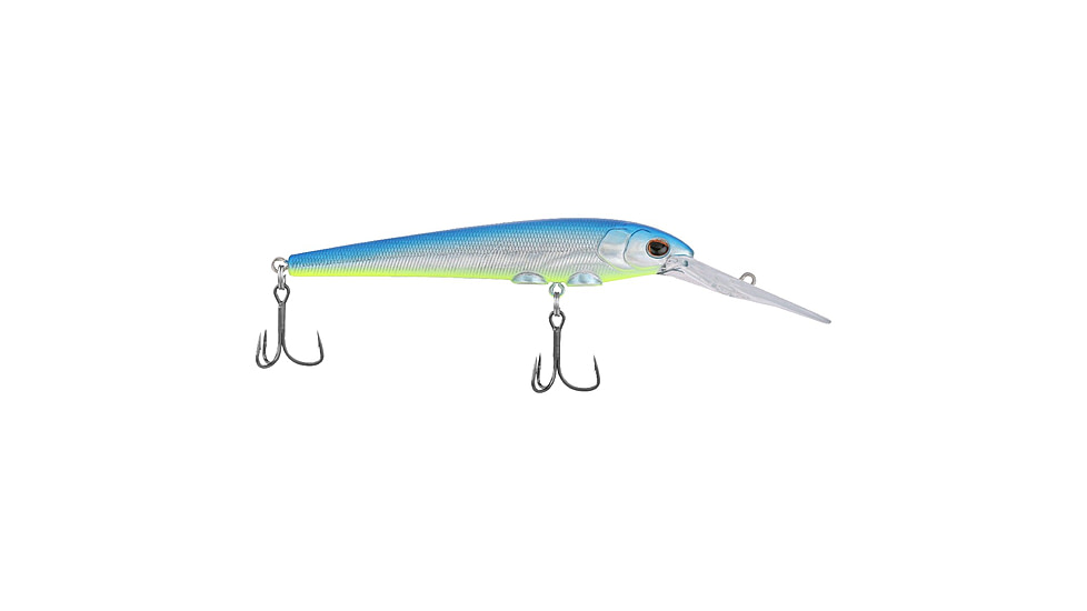 Berkley Deep Hit Stick Soft Bait Lures, Crankbaits, Freshwater, 1 Pack, 1/2 oz, Blue Slime, 10.5, 1600947