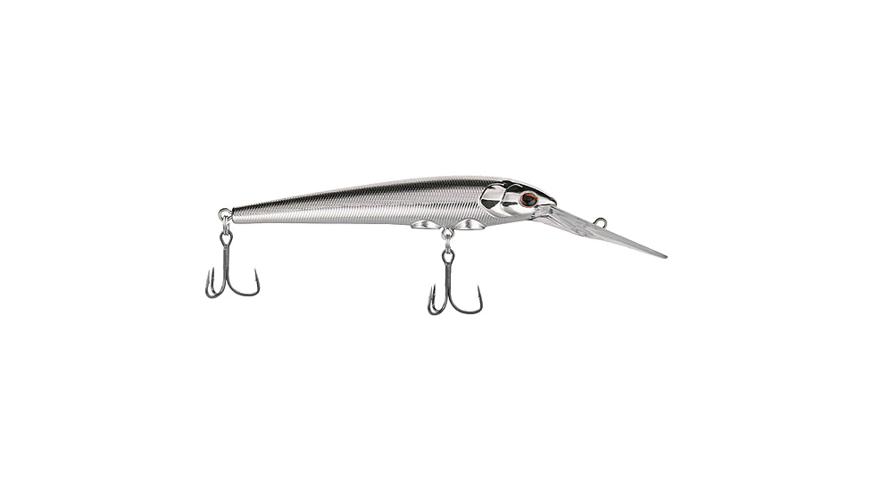 Berkley Deep Hit Stick Soft Bait Lures, Crankbaits, Freshwater, 1 Pack, 1/2 oz, Chrome, 10.5, 1600948