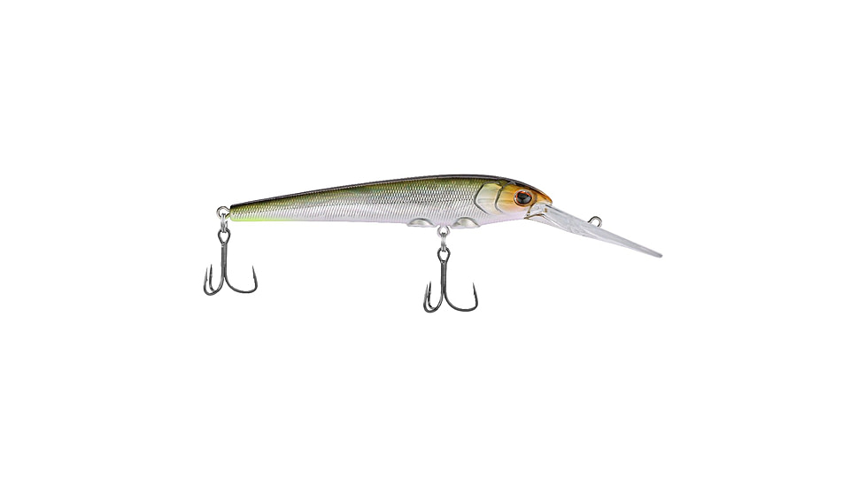 Berkley Deep Hit Stick Soft Bait Lures, Crankbaits, Freshwater, 1 Pack, 1/2 oz, Golden Alewife, 10.5, 1600953
