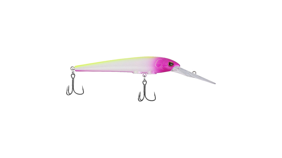 Berkley Deep Hit Stick Soft Bait Lures, Crankbaits, Freshwater, 1 Pack, 1/2 oz, Pink Lemonade, 10.5, 1600956