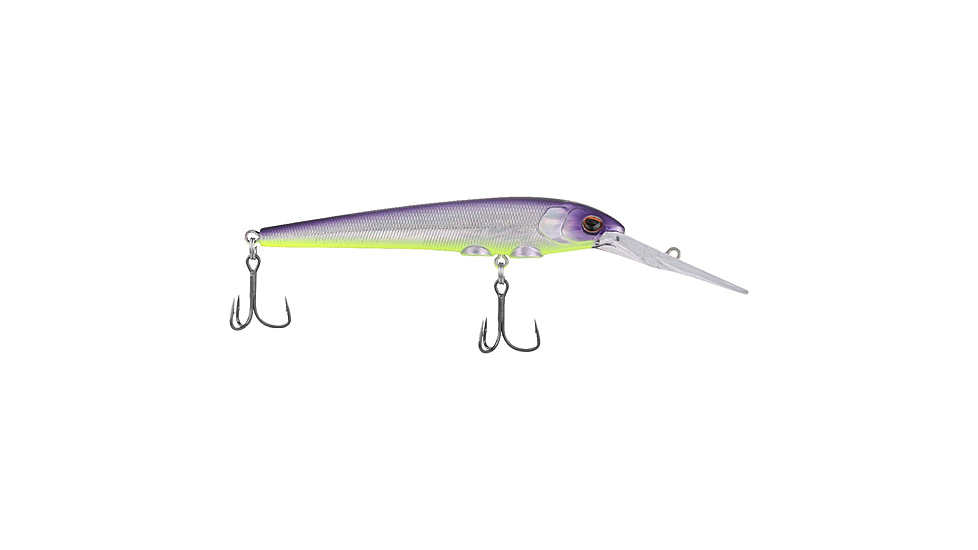 Berkley Deep Hit Stick Soft Bait Lures, Crankbaits, Freshwater, 1 Pack, 1/2 oz, Purple Slime, 10.5, 1600958