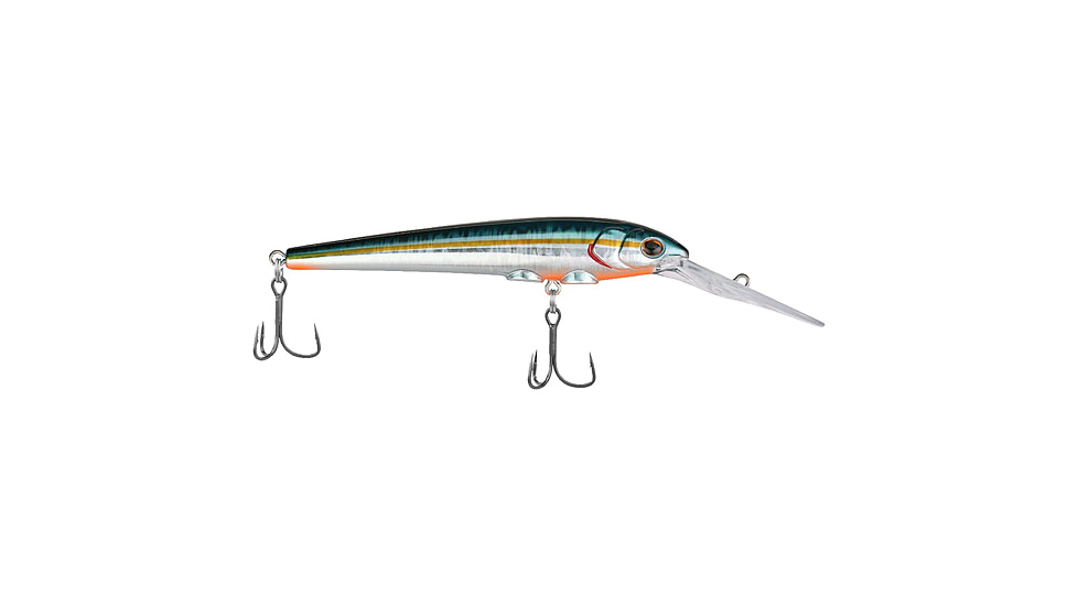 Berkley Deep Hit Stick Soft Bait Lures, Crankbaits, Freshwater, 1 Pack, 1/2 oz, Slick Blue Alewife, 10.5, 1600960