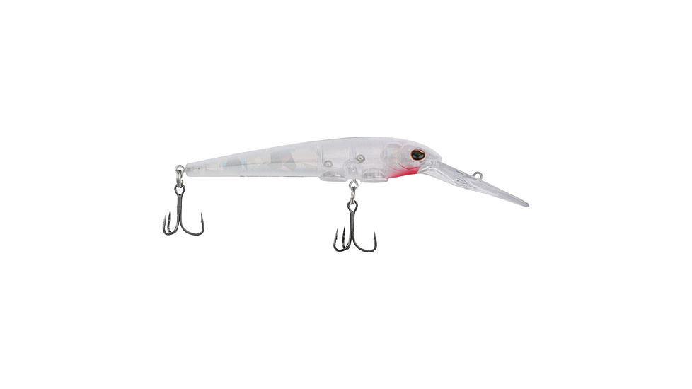 Berkley Deep Hit Stick Soft Bait Lures, Crankbaits, Freshwater, 1 Pack, 1/3 oz, Flashy Pearl, 9, 1600932