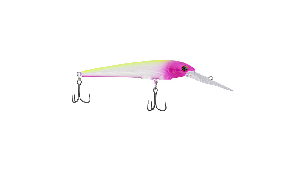 Berkley Deep Hit Stick Soft Bait Lures, Crankbaits, Freshwater, 1 Pack, 1/3 oz, Pink Lemonade, 9, 1600936