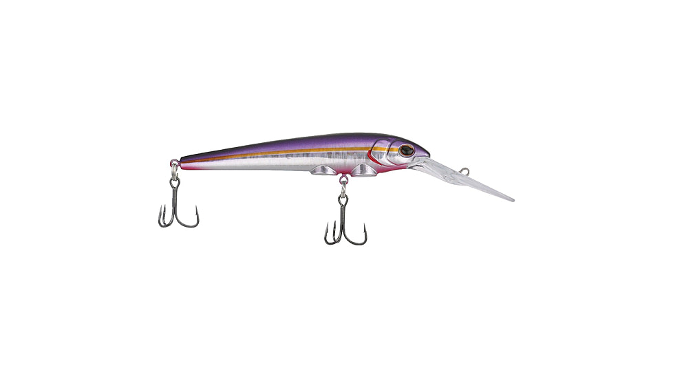 Berkley Deep Hit Stick Soft Bait Lures, Crankbaits, Freshwater, 1 Pack, 1/3 oz, Slick Alewife, 9, 1600941