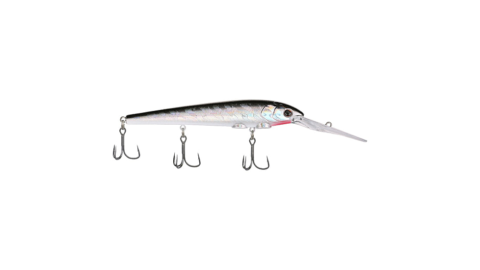 Berkley Deep Hit Stick Soft Bait Lures, Crankbaits, Freshwater, 1 Pack, 3/4 oz, Black Silver, 12, 1600965