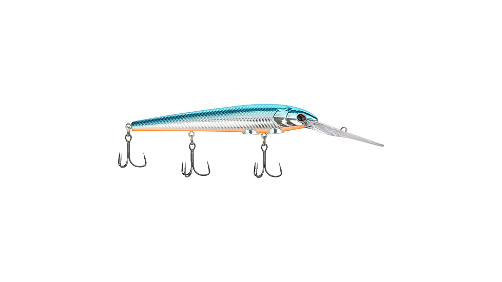Berkley Deep Hit Stick Soft Bait Lures, Crankbaits, Freshwater, 1 Pack, 3/4 oz, Blue Chrome, 12, 1600966