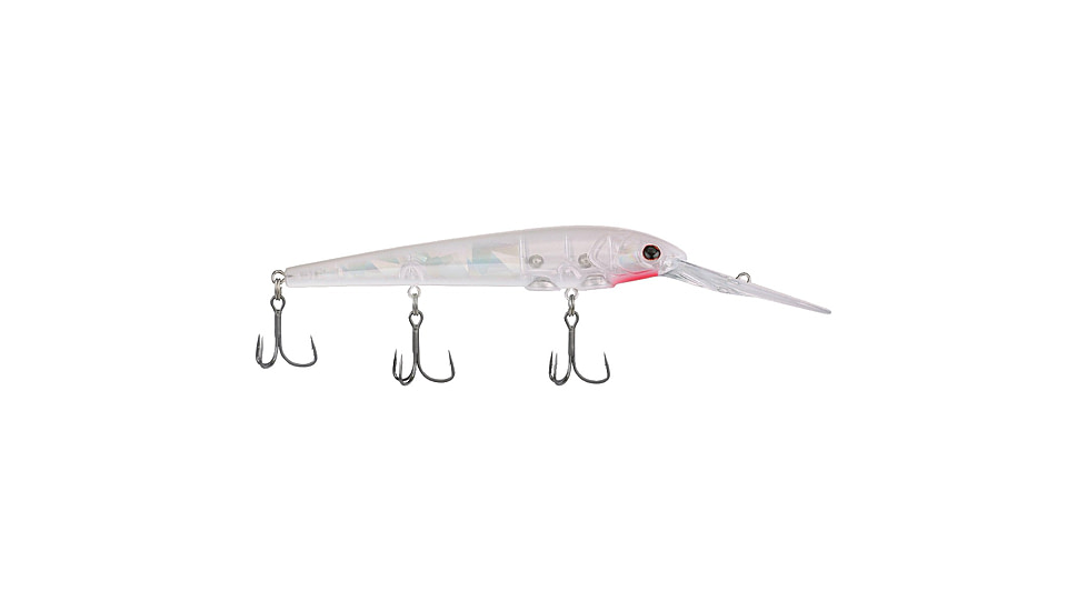 Berkley Deep Hit Stick Soft Bait Lures, Crankbaits, Freshwater, 1 Pack, 3/4 oz, Flashy Pearl, 12, 1600972