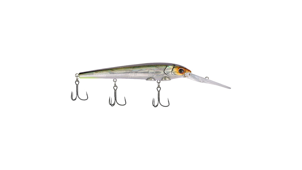 Berkley Deep Hit Stick Soft Bait Lures, Crankbaits, Freshwater, 1 Pack, 3/4 oz, Golden Alewife, 12, 1600973