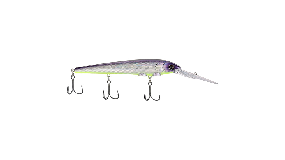 Berkley Deep Hit Stick Soft Bait Lures, Crankbaits, Freshwater, 1 Pack, 3/4 oz, Purple Slime, 12, 1600978