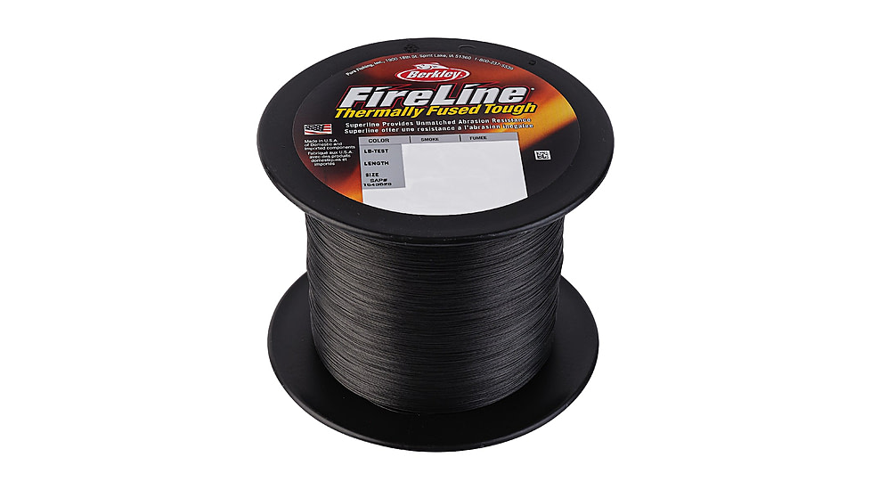 Berkley FireLine Superline, 0.005in/0.12mm, 4lb/1.8kg, 1500yd/1371m, 1 lb, Smoke, 0.005 in/0.12 mm, 1543522