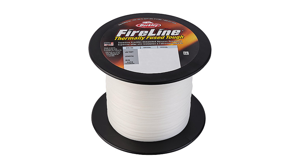 Berkley FireLine Superline, 0.008in/0.20mm, 10lb/4.5kg, 1500yd/1371m, 4 lb, Crystal, 0.008 in/0.20 mm, 1543533