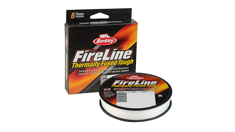 Berkley FireLine Superline, 0.009in/0.24mm, 14lb/6.3kg, 125yd/114m, 6 lb, Crystal, 0.009 in/0.24 mm, 1543486
