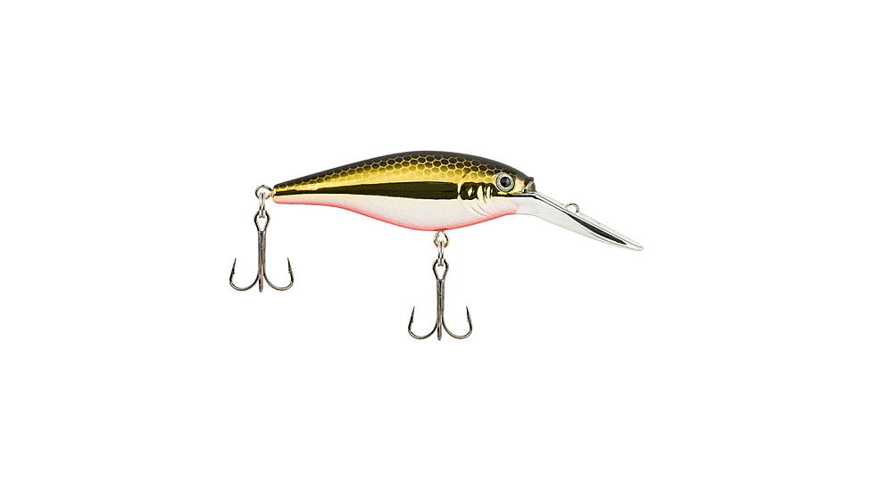 Berkley Flicker Shad Crankbait, Black Brass, 7, 1432755