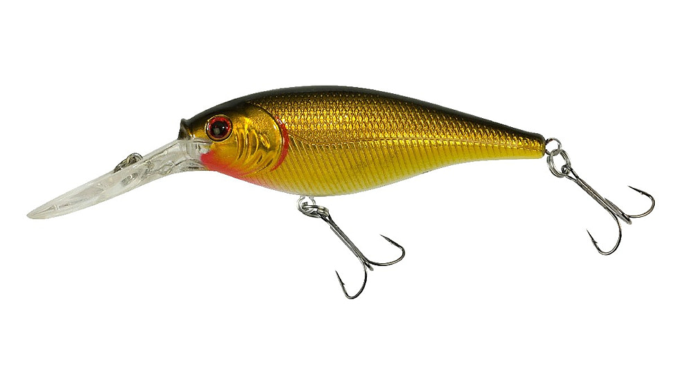 Berkley Flicker Shad Crankbait, Black Gold, 5, 1202184
