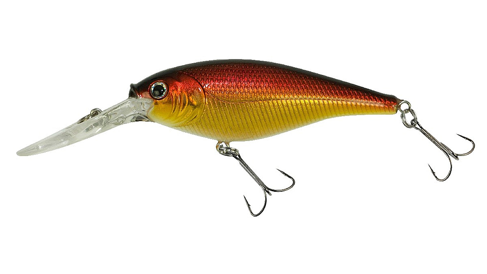 Berkley Flicker Shad Crankbait, Black Gold Sunset, 5, 1202185