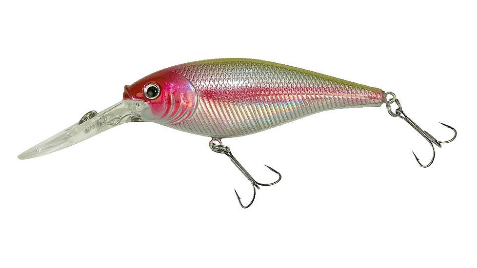 Berkley Flicker Shad Crankbait, Chrome Clown, 5, 1202229