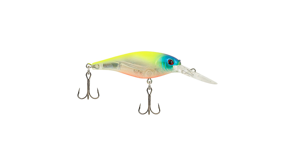Berkley Flicker Shad Crankbait, Flashy Chartreuse, 7, 1432766