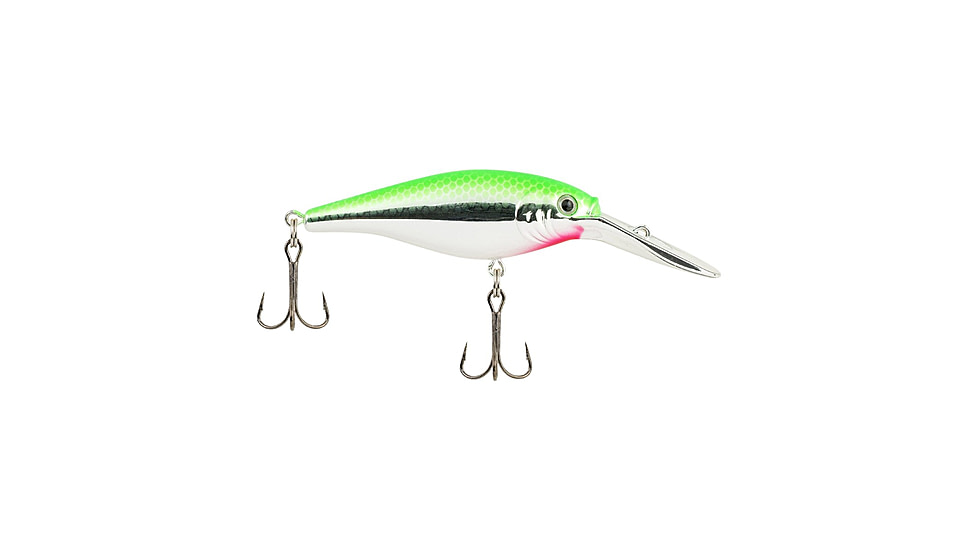 Berkley Flicker Shad Crankbait, Lime Chrome, 7, 1432757