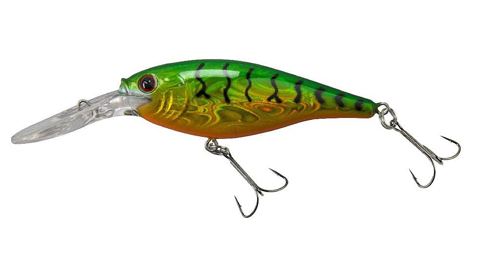 Berkley Flicker Shad Crankbait, Slick Firetiger, 4, 1316774