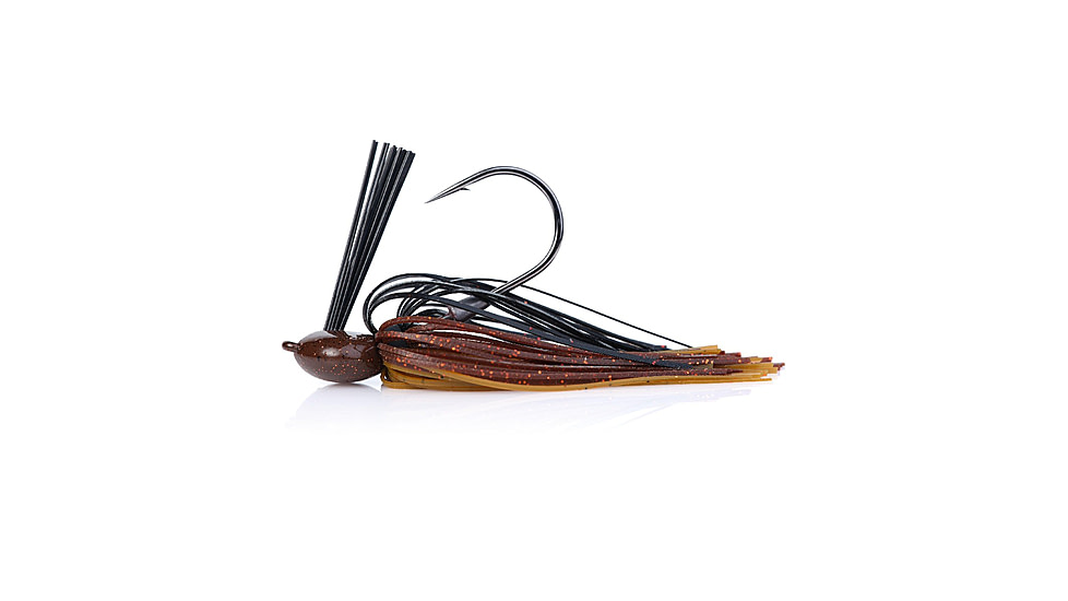 Berkley Flipping Jig, 5/8 oz, Hook Size 5/0, Black Brown Amber, 1557916