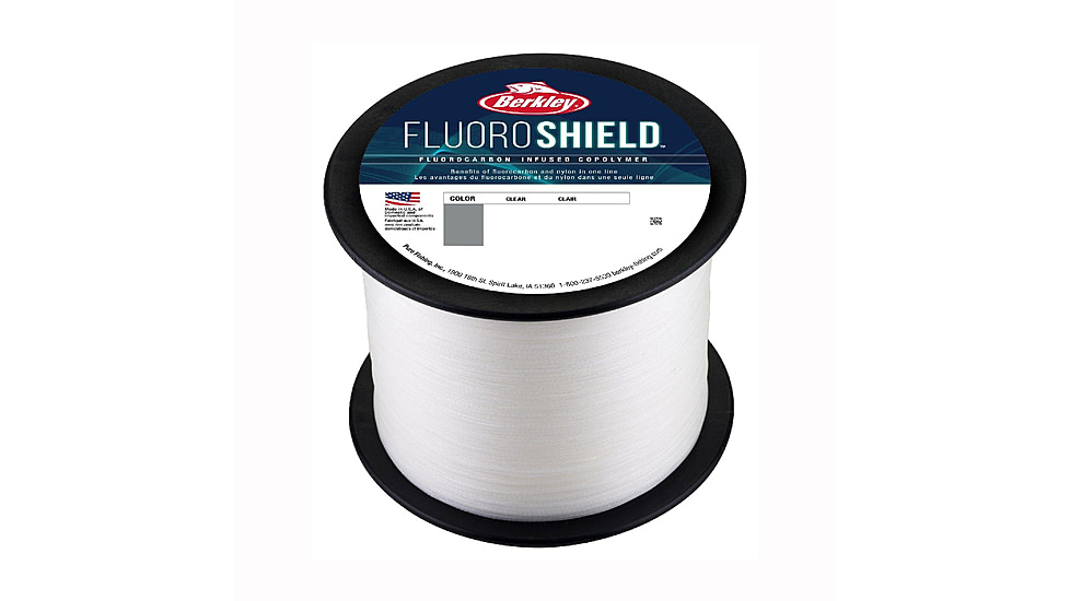 Berkley FluoroShield Fluorocarbon Line, 8lb.3000yds, Clear, 0.010 in/0.25 mm, 1521250