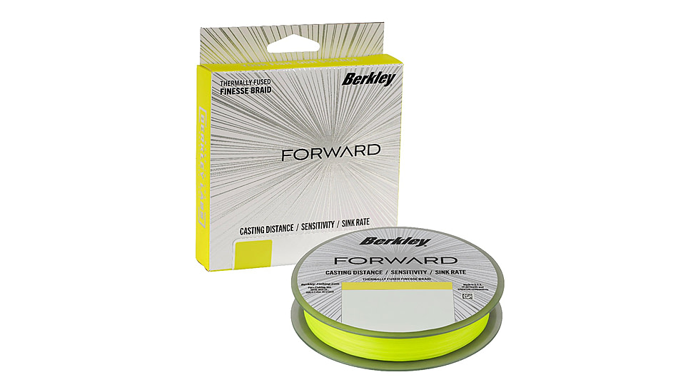 Berkley Forward Braid Filler Spool, Flame Green, 0.007 in/0.17 mm, 1621808