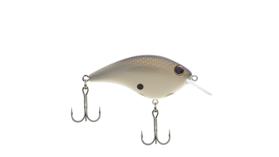 Berkley Frittside Hard Bait, Crankbait, 5, 1/3oz, 2 1/4in / 5 3/4cm, 2ft-5ft / 0.5-1.5m, Hook Size 6, 2 Hooks, Honey Shad, 5, 1503548