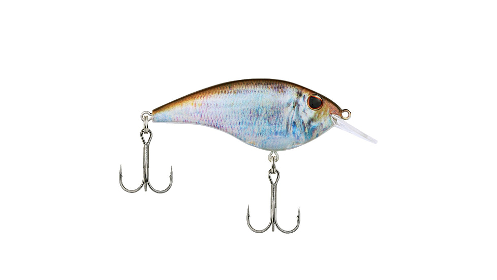 Berkley Frittside Hard Bait, Crankbait, 5 Biggunft, 3/7oz, 2 4/5in / 7cm, 2ft-5ft / 0.5-1.5m, Hook Size 5, 2 Hooks, HD Blueback Herring, 5 Biggunft, 1547162