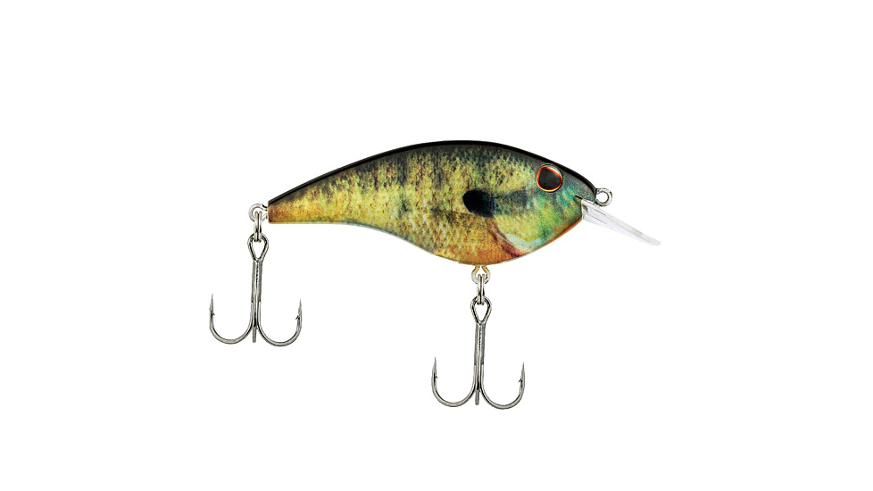 Berkley Frittside Hard Bait, Crankbait, 5 Biggunft, 3/7oz, 2 4/5in / 7cm, 2ft-5ft / 0.5-1.5m, Hook Size 5, 2 Hooks, HD Bluegill, 5 Biggunft, 1547163