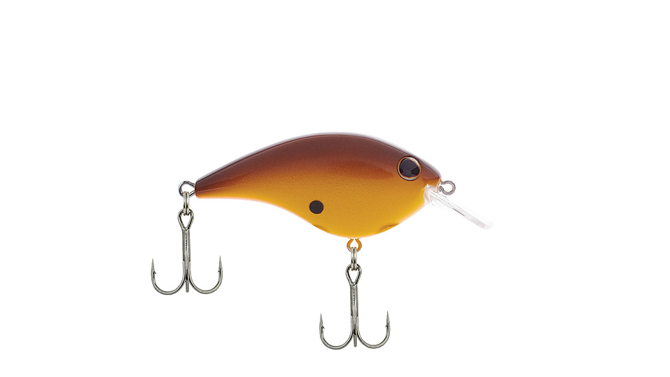 Berkley Frittside Hard Bait, Crankbait, 5 Biggunft, 3/7oz, 2 4/5in / 7cm, 2ft-5ft / 0.5-1.5m, Hook Size 5, 2 Hooks, Spicy Mustard, 5 Biggunft, 1536212