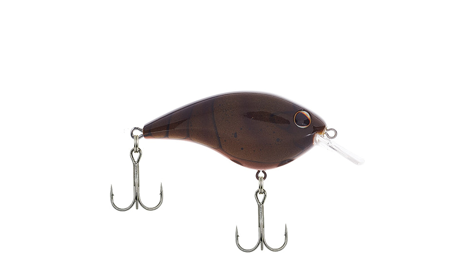 Berkley Frittside Hard Bait, Crankbait, 5 Junior, 1/4oz, 2in / 5cm, 2ft-5ft / 0.5-1.5m, Hook Size 7, 2 Hooks, Brown Craw, 5 Junior, 1536216