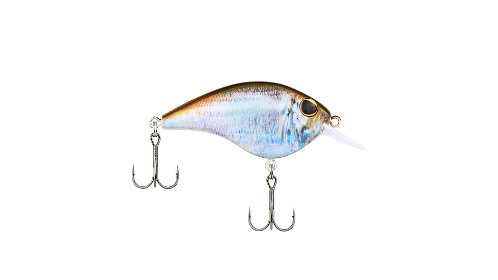 Berkley Frittside Hard Bait, Crankbait, 5 Junior, 1/4oz, 2in / 5cm, 2ft-5ft / 0.5-1.5m, Hook Size 7, 2 Hooks, HD Blueback Herring, 5 Junior, 1547168