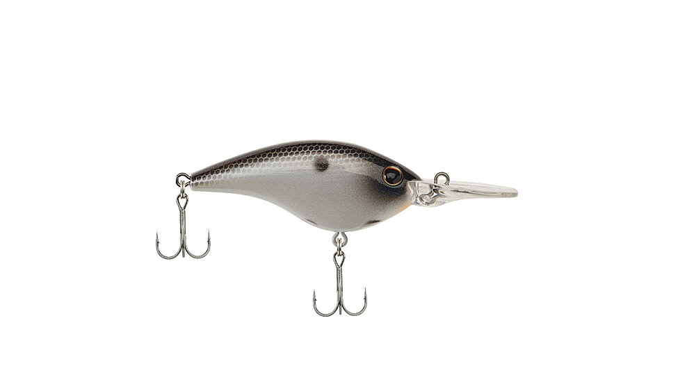 Berkley Frittside Hard Bait, Crankbait, 7, 3/7oz, 2 1/2in / 6 2/5cm, 5ft-7ft / 1.5m-2.1m, Hook Size 5, 2 Hooks, Midnight Pearl, 7, 1503560