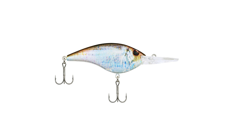 Berkley Frittside Hard Bait, Crankbait, 9, 1/2oz, 2 3/4in / 7cm, 7ft-10ft / 2-3m, Hook Size 5, 2 Hooks, HD Blueback Herring, 9, 1547186