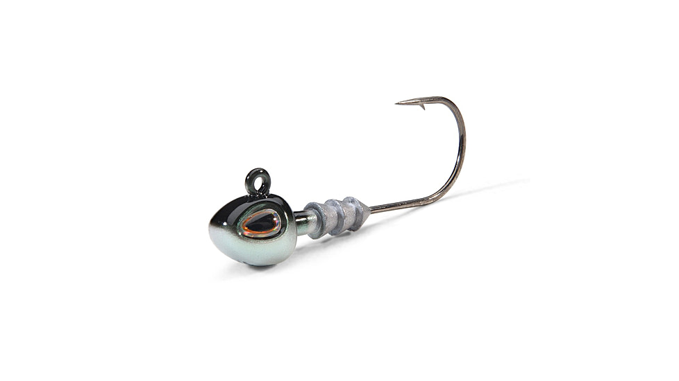 Berkley Fusion19 Hybrid Jighead, 1/4 oz, 4/0, Fish Head, 1571564