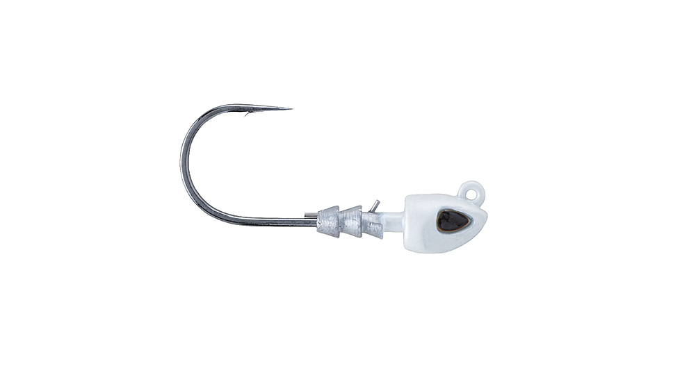 Berkley Fusion19 Swimbait Jighead, Hook Size 5/0, Tackle Size 1/2oz / 14g, Pearl White, 1504459