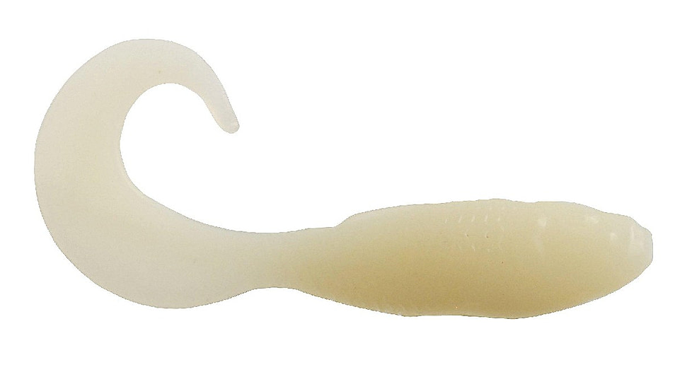 Berkley Gulp! Alive! Saltwater Swimming Mullet Soft Bait, 8oz, Glow, 4in, 1296208