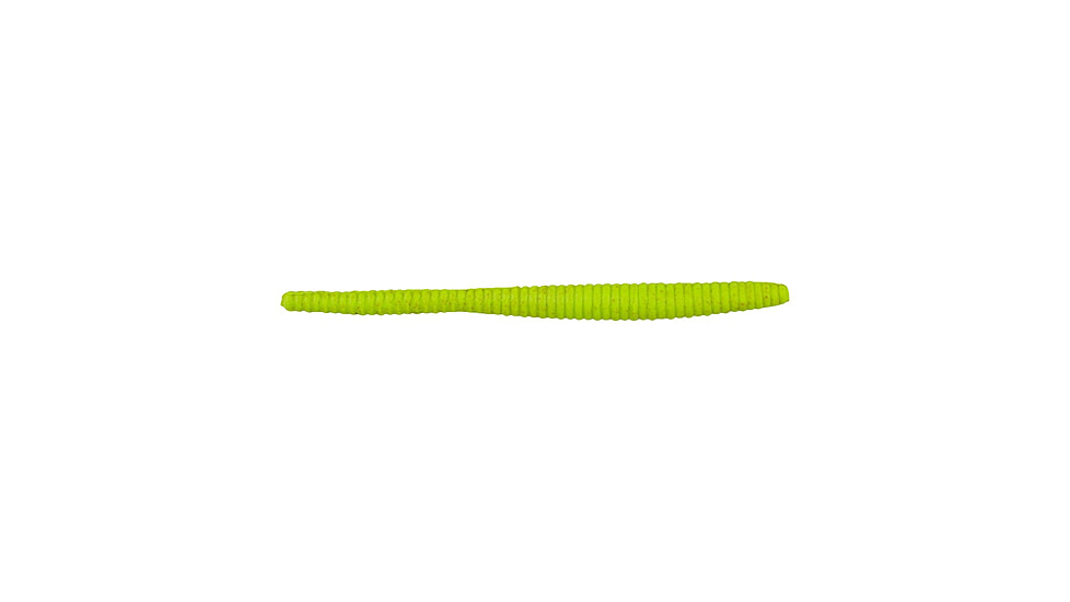 Berkley Gulp! Floating Trout Worm Soft Bait Lures, 20 Pack, Chartreuse, 1139673