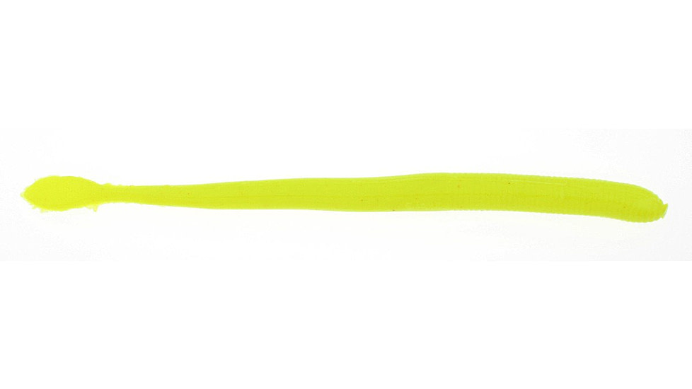 Berkley Gulp! Nightcrawler Soft Bait, 6in, 10 Pack, Chartreuse, 1092964
