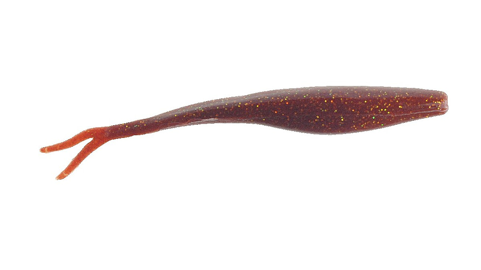 Berkley Gulp! Saltwater Jerk Shad Soft Bait Lures, 5in, 5 Pack, Root Beer Gold, 1121796