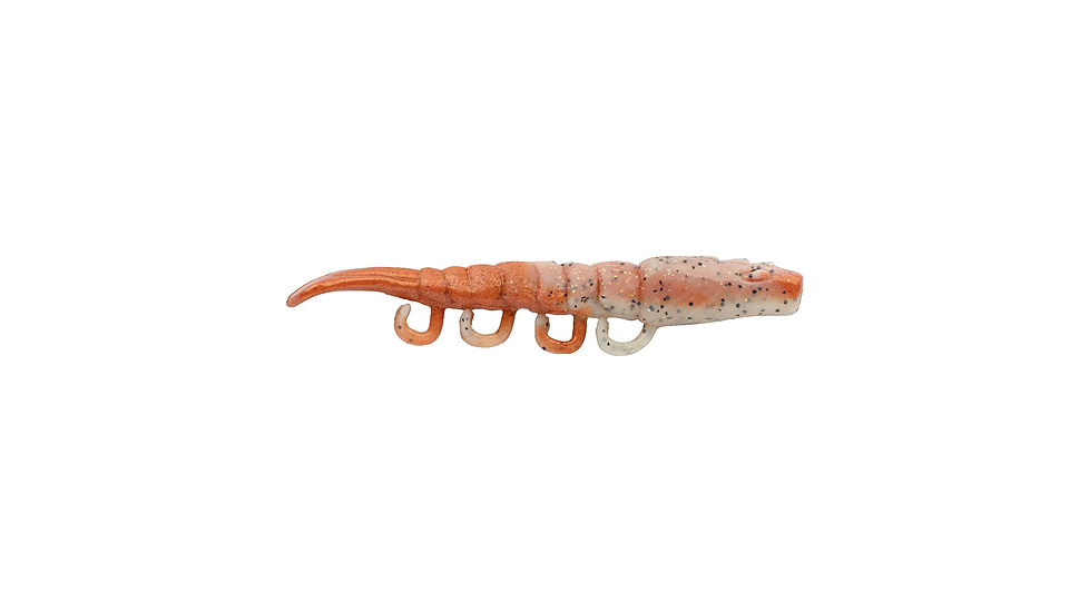 Berkley Gulp! Saltwater Turbo Shrimp Soft Bait, 4in, 4 Pack, New Penny, 1637582