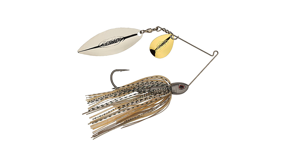 Berkley Power Blade Compact Colorado/Willow Spinnerbait, 3/4oz, Silver Bullet/Gold + Silver, 1570620