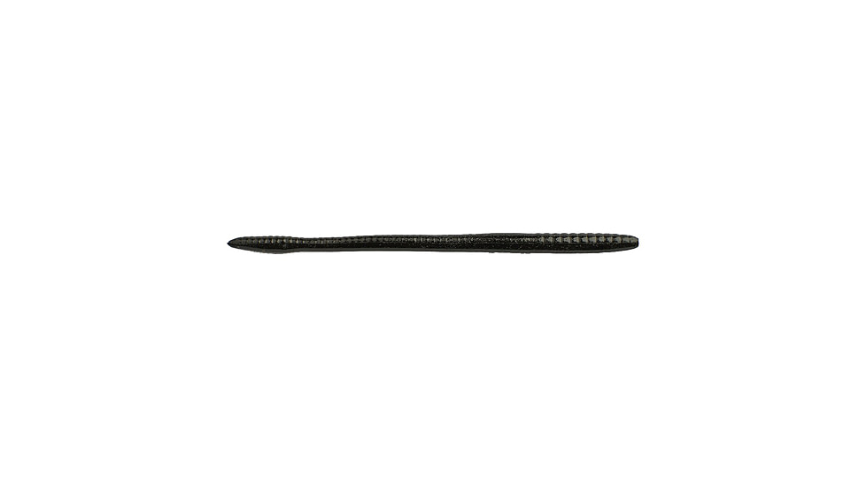 Berkley PowerBait Bottom Hopper Worm, 12, 6.25in, Black, 1457590