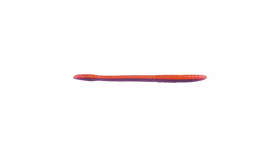 Berkley PowerBait Bottom Hopper Worm, 12, 6.25in, Morning Dawn Red Flake, 1622821