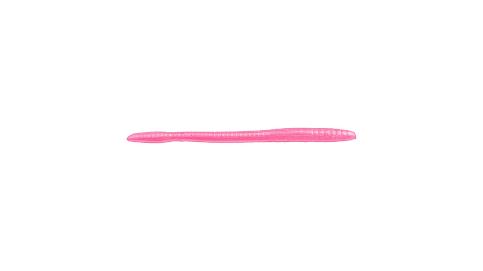 Berkley PowerBait Bottom Hopper Worm, 15, 4.75in, Bubblegum, 1457576