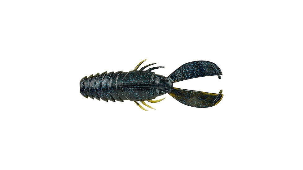 Berkley PowerBait Crash Craw Soft Bait, 4.5in, 6 Pack, GOAT, 1546109