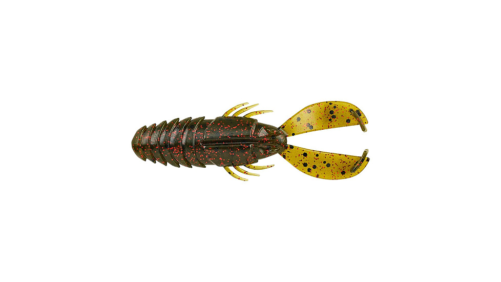 Berkley PowerBait Crash Craw Soft Bait, 4.5in, 6 Pack, Watermelon Red, 1546103