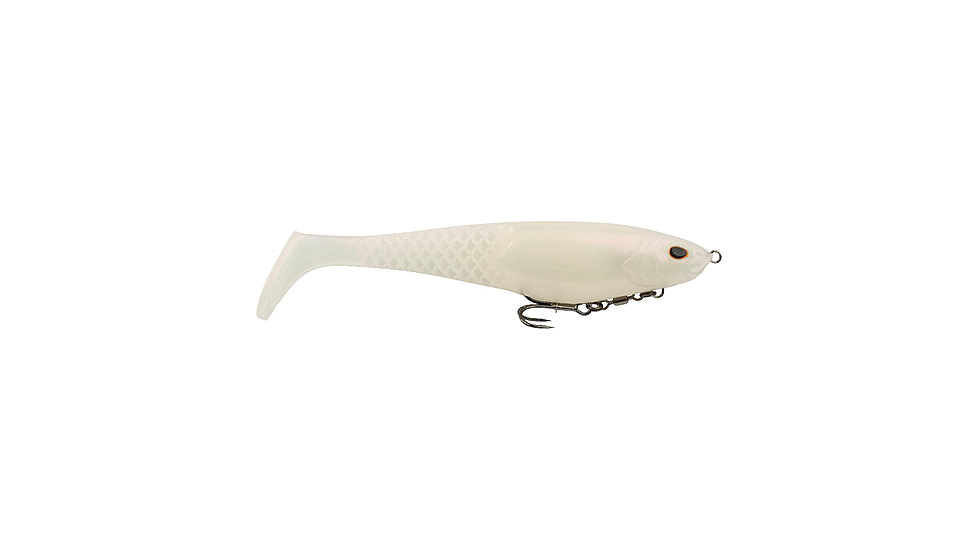 Berkley PowerBait CullShad Soft Bait Lures, 6in, 1 Pack, Albino, 1598193