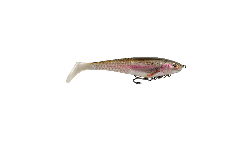 Berkley PowerBait CullShad Soft Bait Lures, 6in, 1 Pack, HD Rainbow Trout, 1596818
